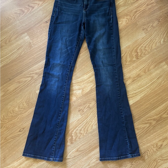 Calvin Klein Dark Blue Flare Jeans - Picture 1 of 3